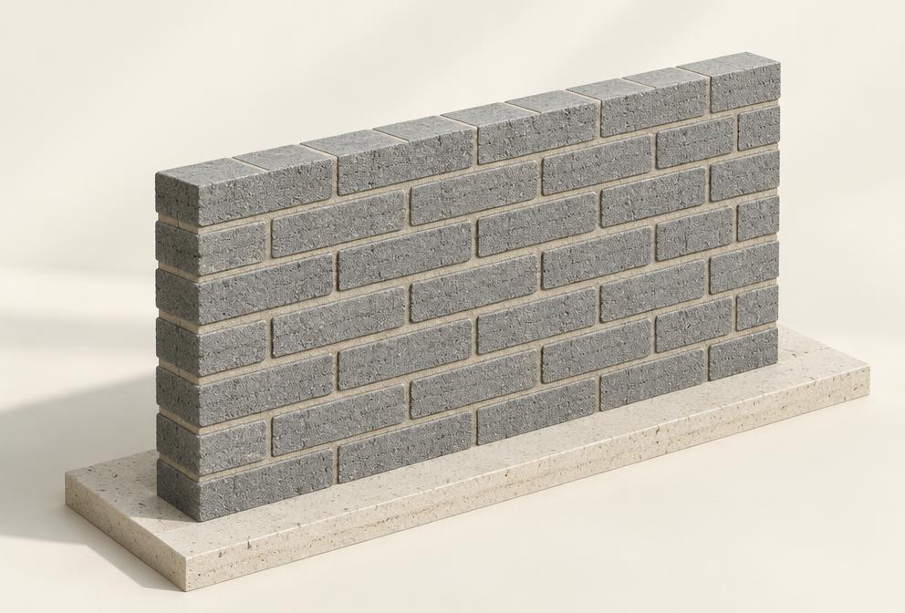 Boundary wall masonry preview